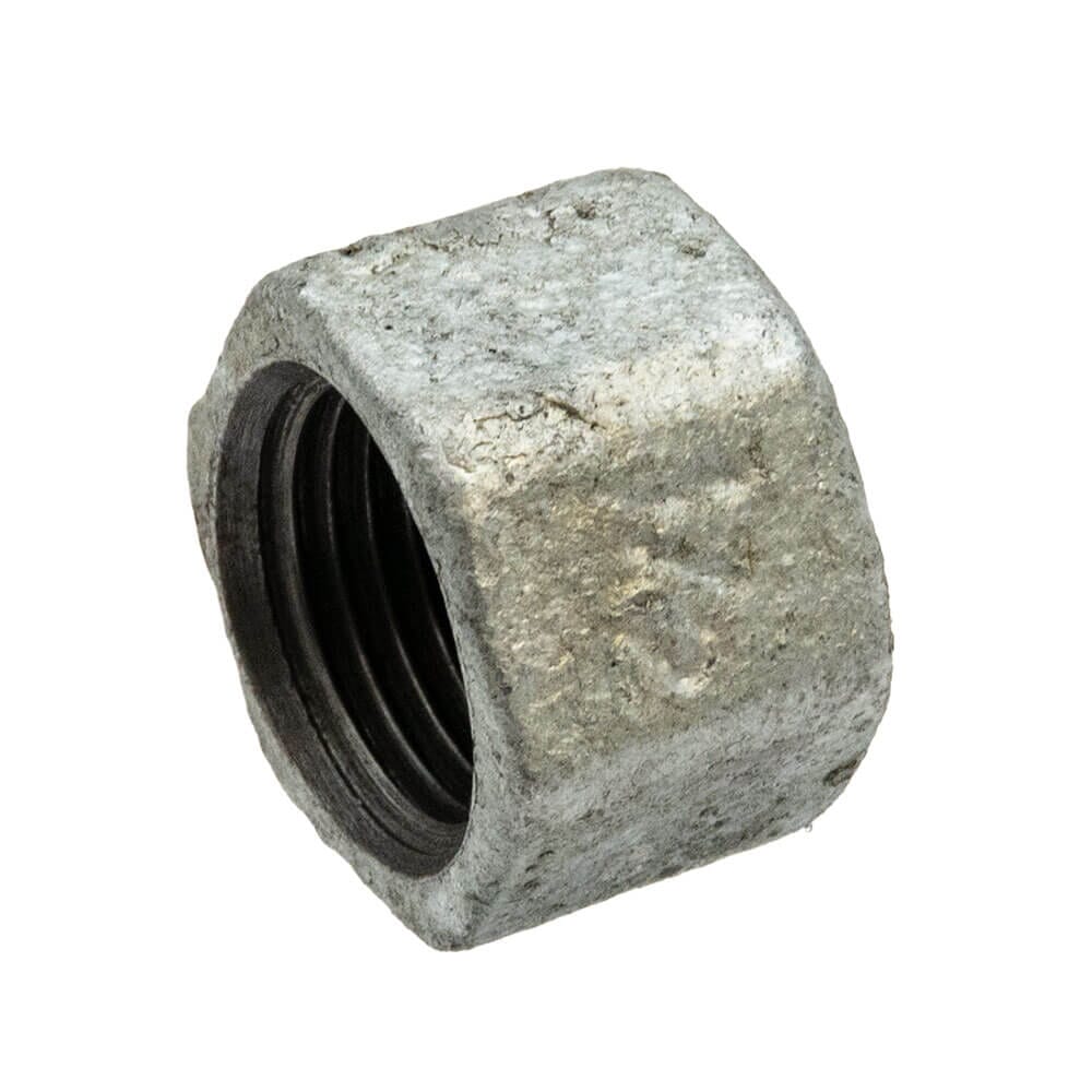 Galvanised Iron Blanking Cap - 1/2" BSP, 6186