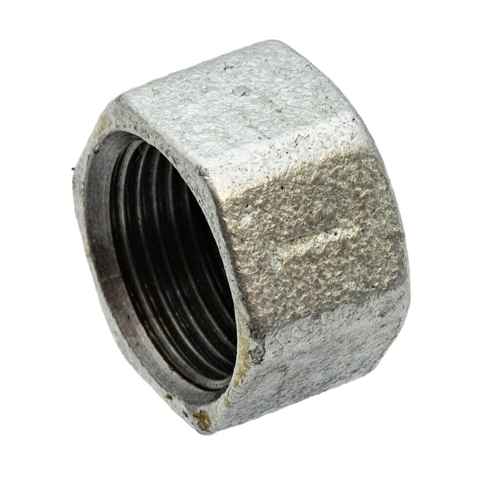 Galvanised Iron Blanking Cap - 1" BSP, 6188