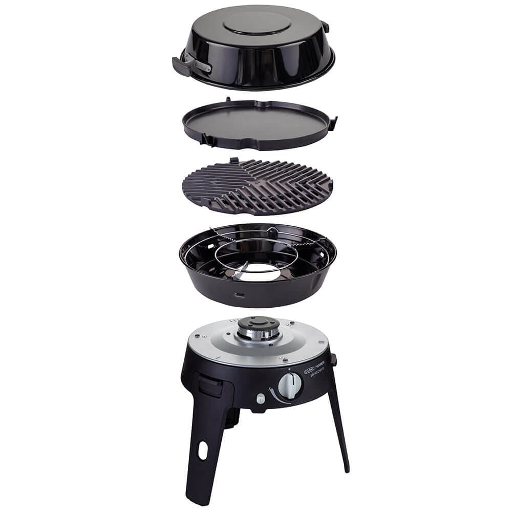 Cadac Safari Chef 30 LP Deluxe – Portable Gas BBQ & Grill, 6545C-10-EC