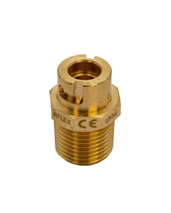 Micropoint Straight Bayonet Gas Cooker Hose Socket - 1/2" Bsp TM, 7004