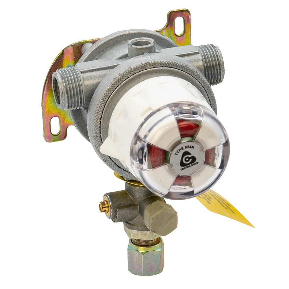 Cavagna 30mbar Caravan & Motorhome Automatic Gas Regulator - 8mm, 7011900332