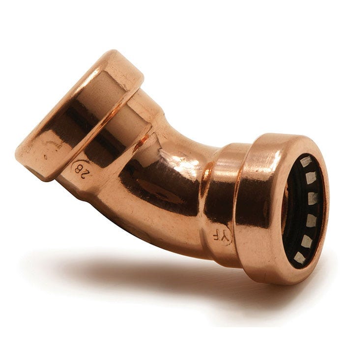 Tectite Sprint Push-Fit 22mm 45 Degree Elbow