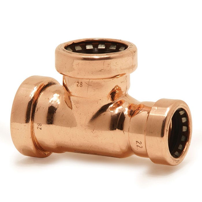 Tectite Sprint Push-Fit 28mm x 28mm x 22mm Reducing Tee