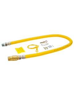 Connect2Gas QR 3/4" x 1500mm Braided Gas Catering Hose, 75C2G150