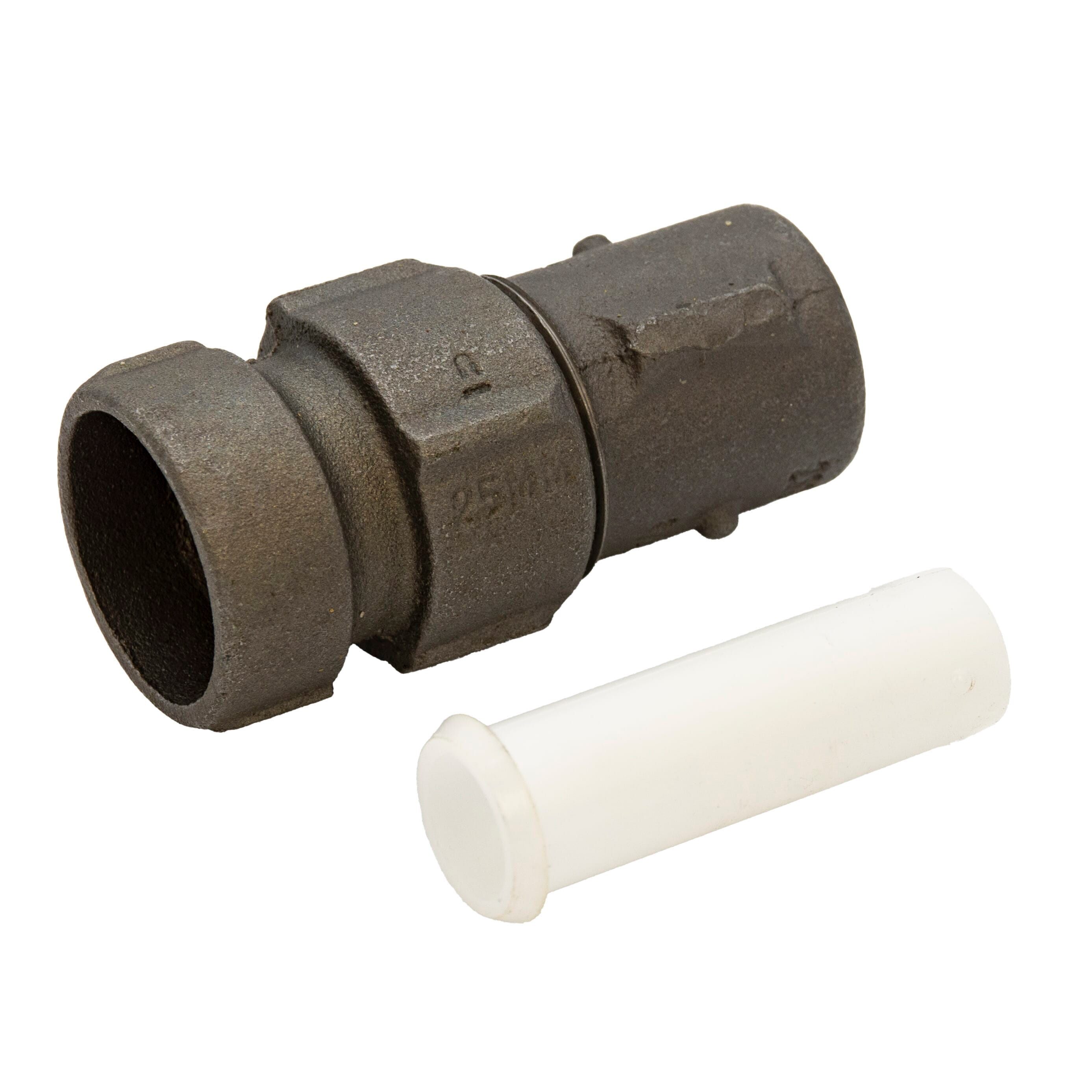 Primofit® 25mm x 3/4" BSP FM Adaptor with Anti-Shear-Nut, Black
