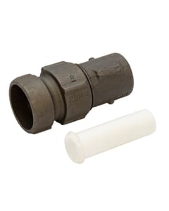 Primofit® 25mm x 3/4" BSP FM Adaptor with Anti-Shear-Nut, Black