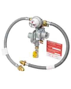Reca Automatic Changeover LPG Gas Regulator with OPSO - Galavanised POL Pigtails, 7818900003GP