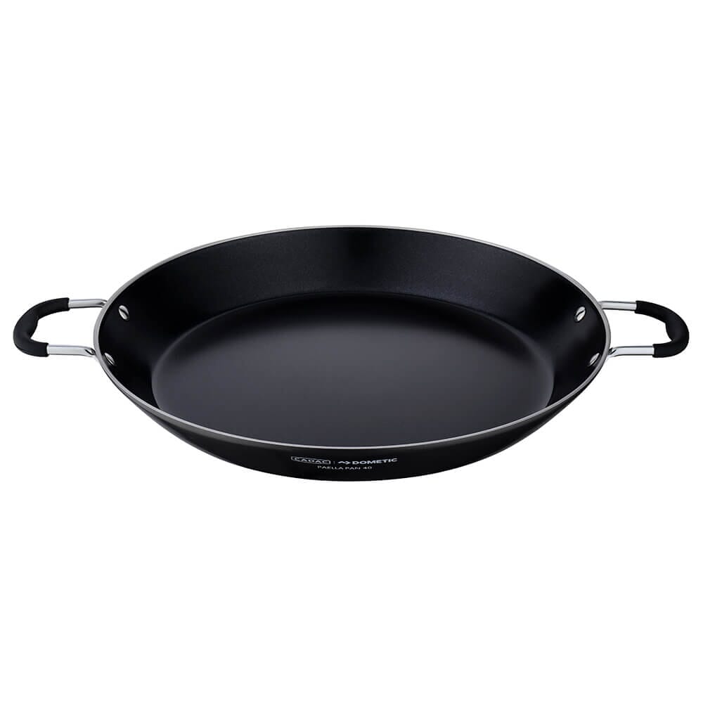 Cadac Paella Pan 40 – Silicone Grip Handles & GreenGrill, 8600-105C