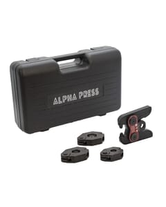 Alpha Press Angled Press Jaw Set, M Profile - 19kN, 15 to 28mm