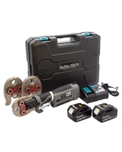 Alpha Press 1528M M Profile Press Fit Kit – 15 to 28mm, 2 Batteries