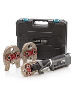 Alpha Press ECO-4 M Profile Press Fit Kit – 15 to 28mm Jaws & Tool