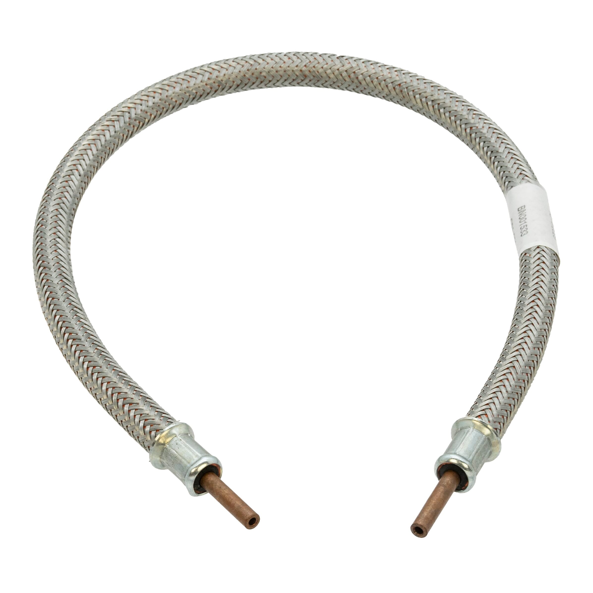 LPG High Pressure Galv. Braided Gas Hose -1/4" Copper Standpipe x 24"
