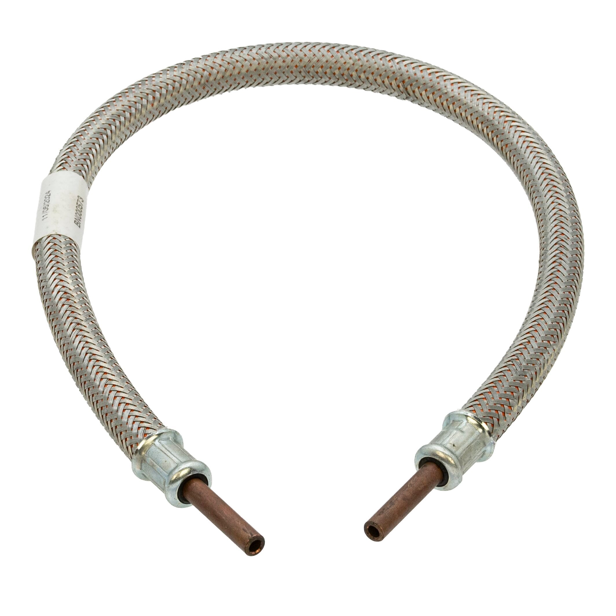 LPG High Pressure Galv. Braided Gas Hose - 5/16" Copper Standpipe x 24"