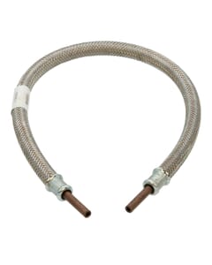 LPG High Pressure Galv. Braided Gas Hose - 5/16" Copper Standpipe x 24"