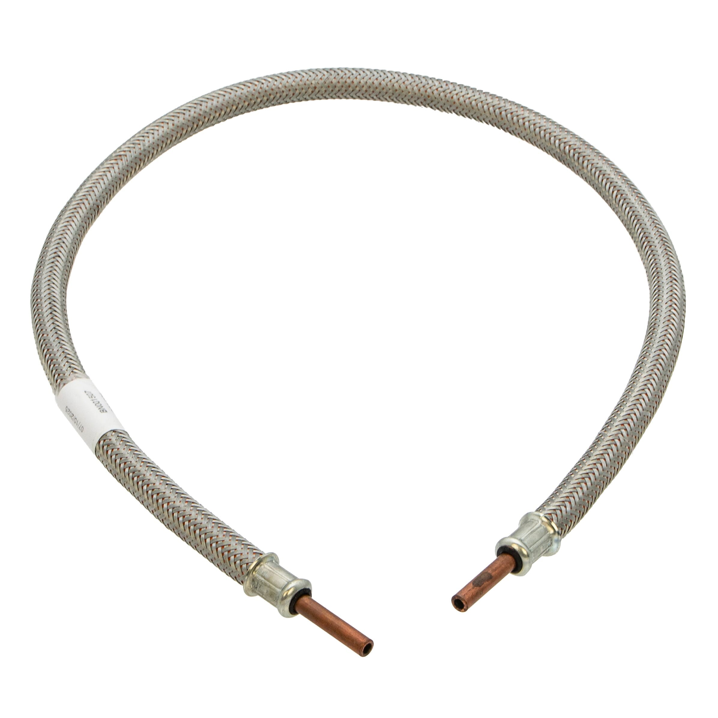 LPG High Pressure Galv. Braided Gas Hose - 5/16" Copper Standpipe x 36"