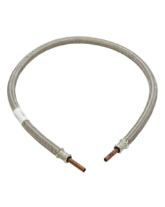 LPG High Pressure Galv. Braided Gas Hose - 5/16" Copper Standpipe x 36"
