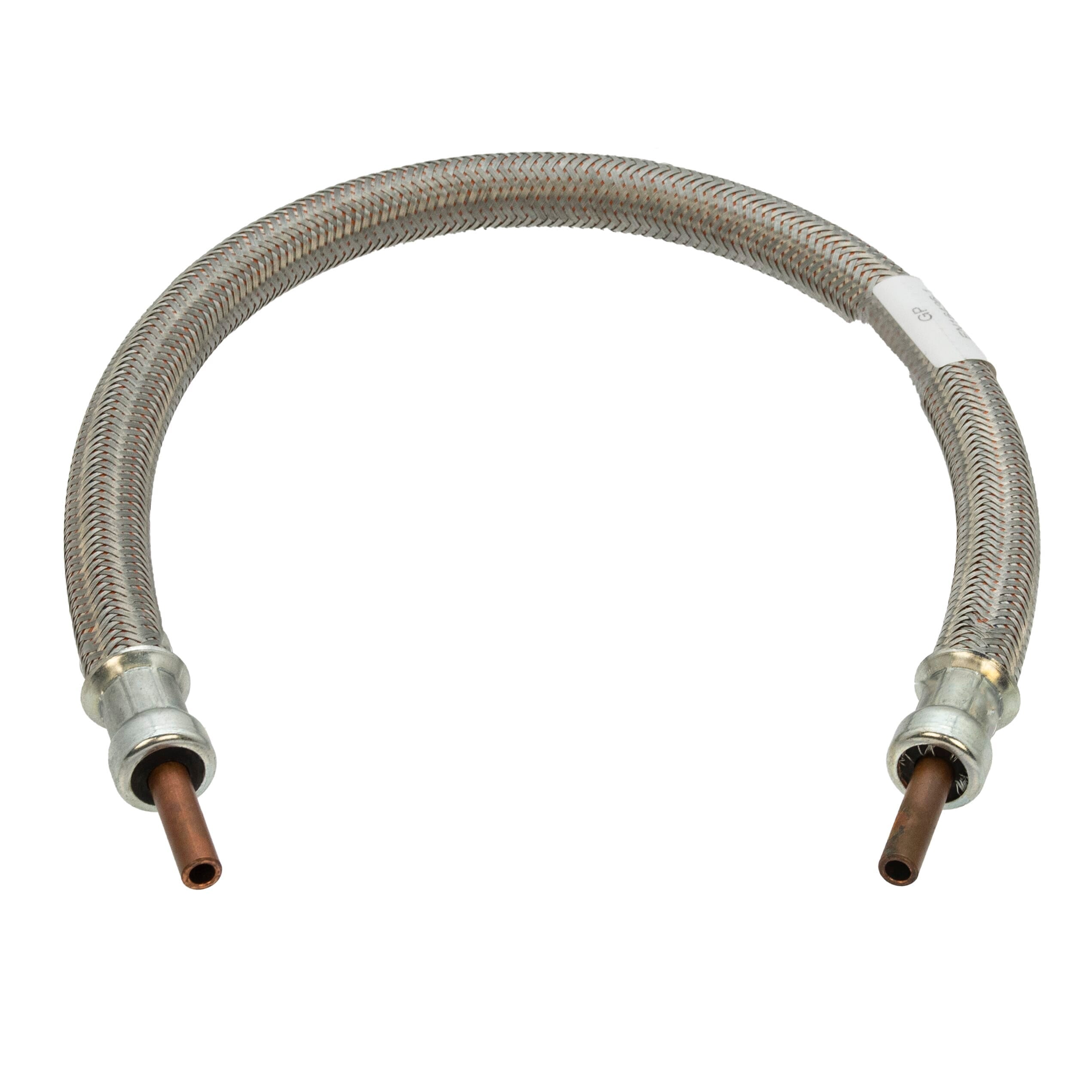 LPG High Pressure Galv. Braided Gas Hose - 3/8" Copper Standpipe x 24"