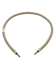 LPG Stainless Steel Overbraid Gas Hose - 1/4" Copper Standpipe x 42"