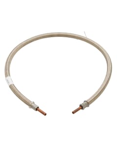 LPG Stainless Steel Overbraid Gas Hose - 8mm Copper Standpipe x 42"