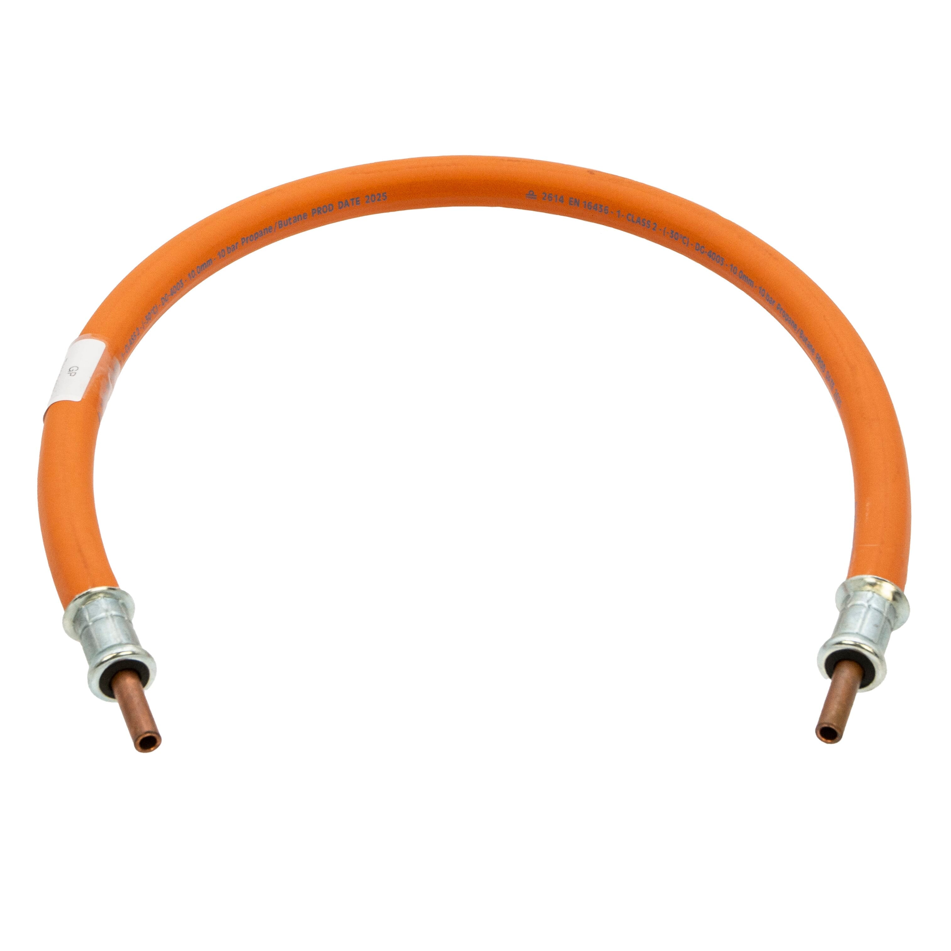 LPG High Pressure Gas Hose - 10mm Copper Standpipe x 30"