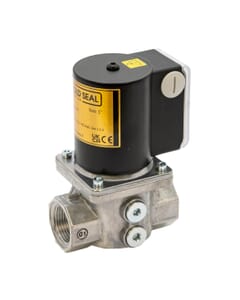 Gold Seal Gas Solenoid Shut Off Valve Auto Reset - 1"