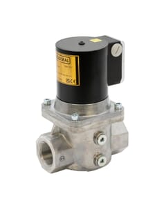 Gold Seal Gas Solenoid Shut Off Valve Auto Reset - 1.1/4"