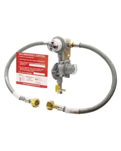 HGP Automatic Changeover LPG Regulator with Galv. Pigtails & OPSO - Irish