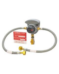 Clesse HP 1.5 Bar Auto Changeover Gas Regulator Kit with Galv. Pigtails - Irish