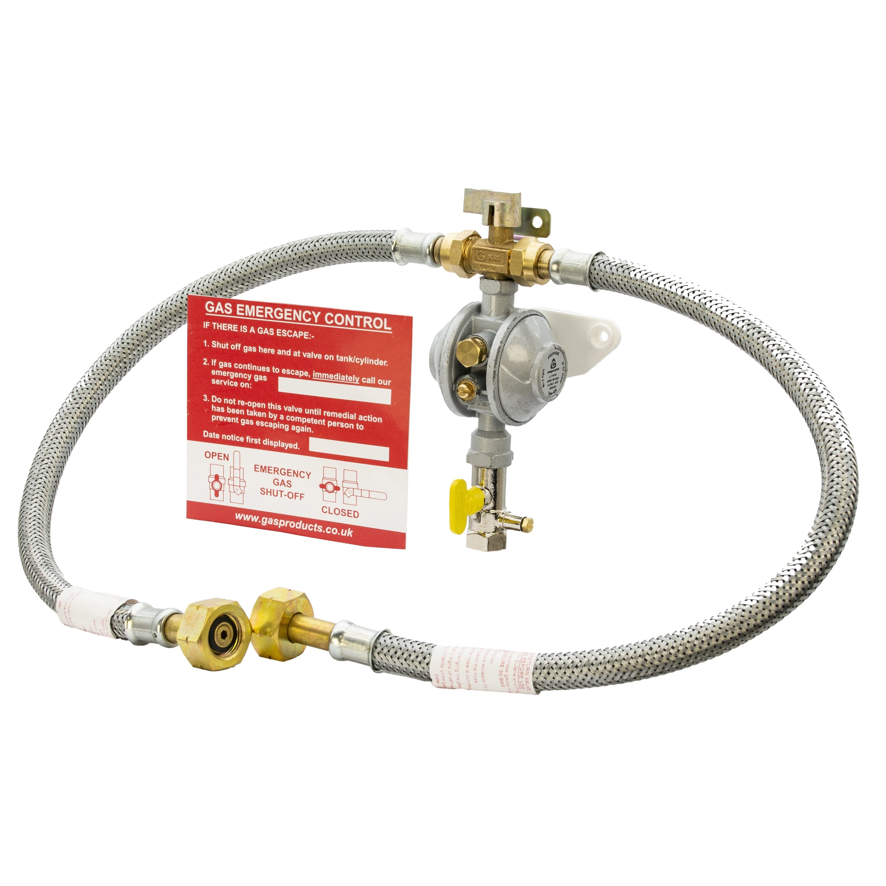 Cavagna LPG Manual Changeover Kit with OPSO & Galv Pigtails - Irish