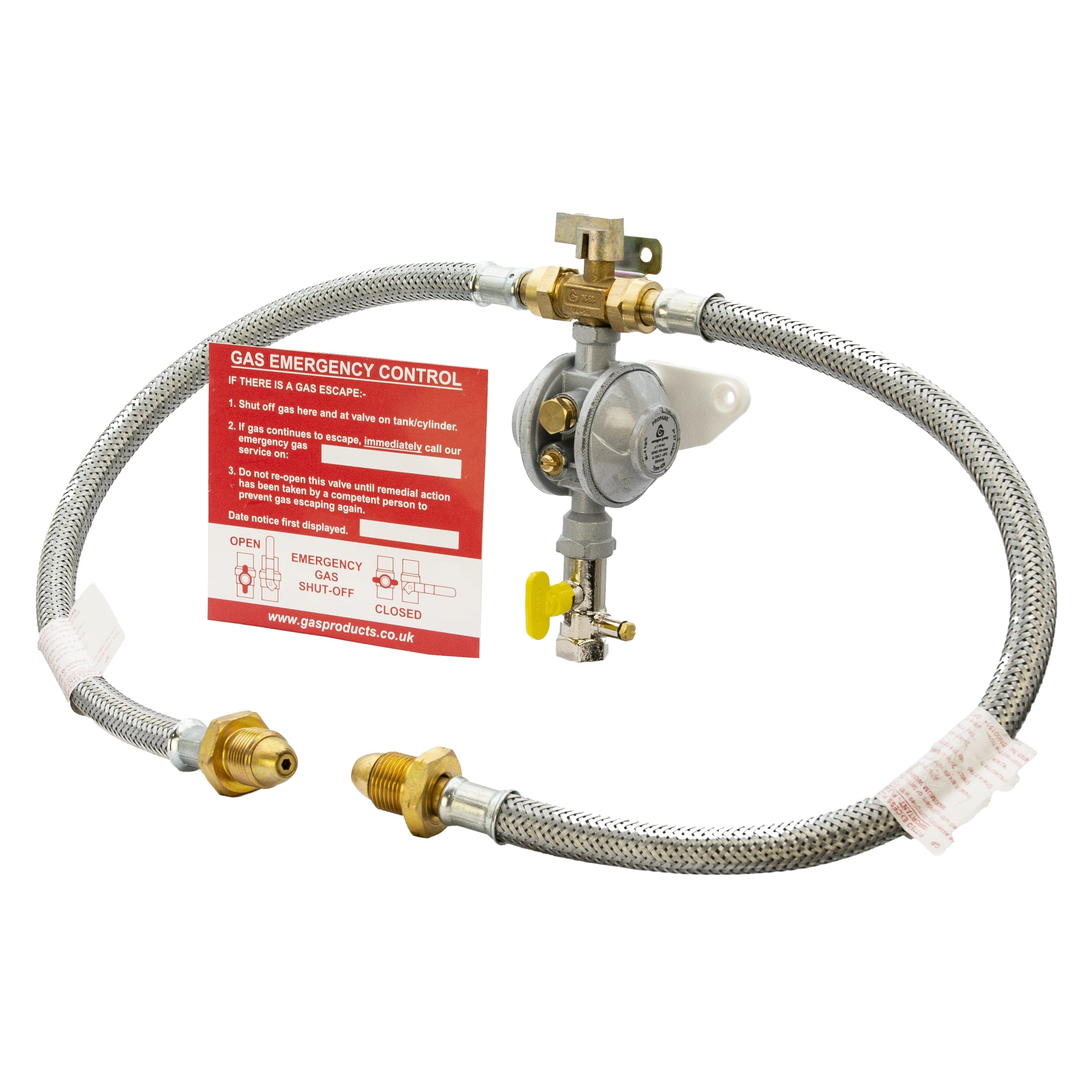 Cavagna LPG Manual Changeover Kit with OPSO & Galv Pigtails - UK POL