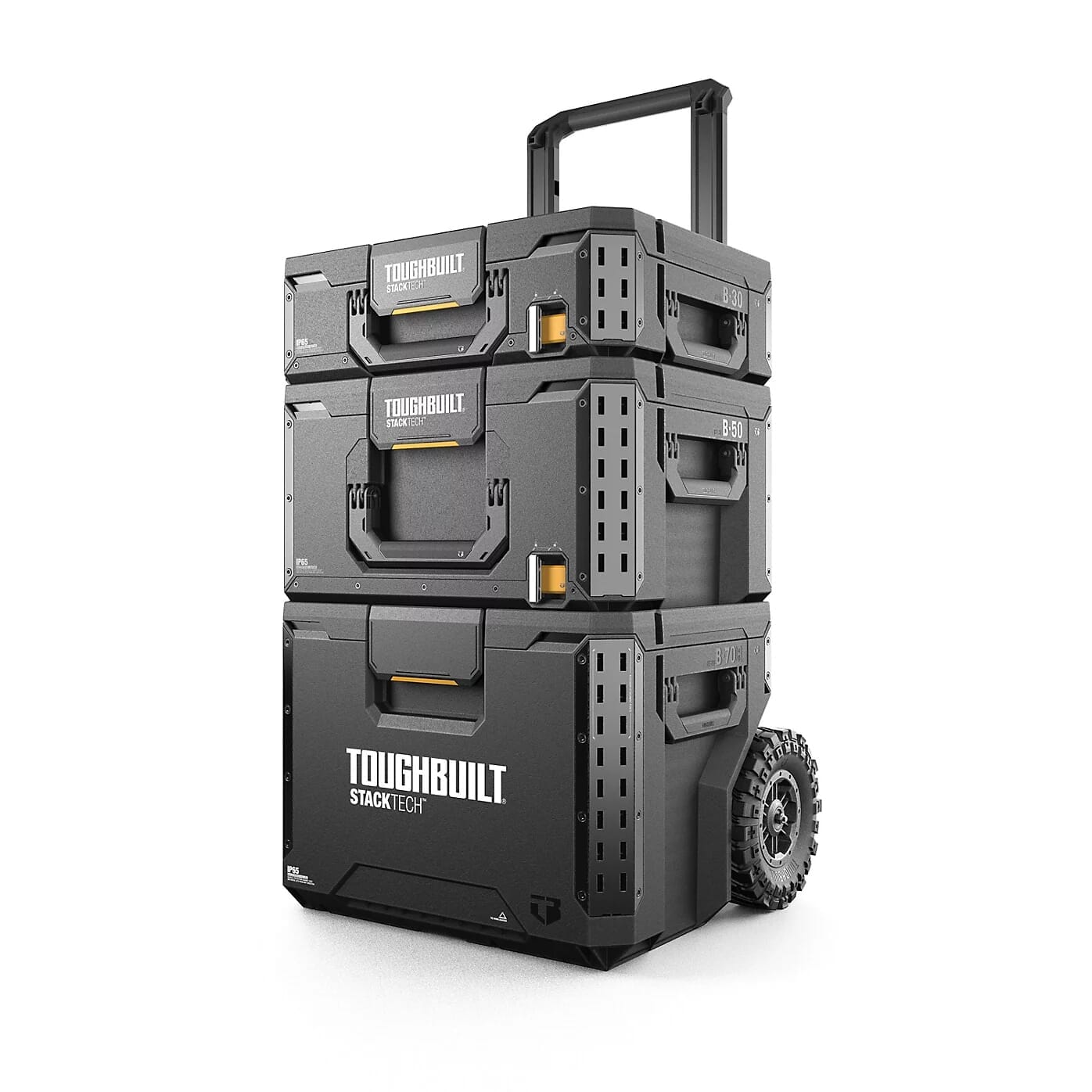ToughBuilt StackTech 3 Piece Rolling Toolbox Set