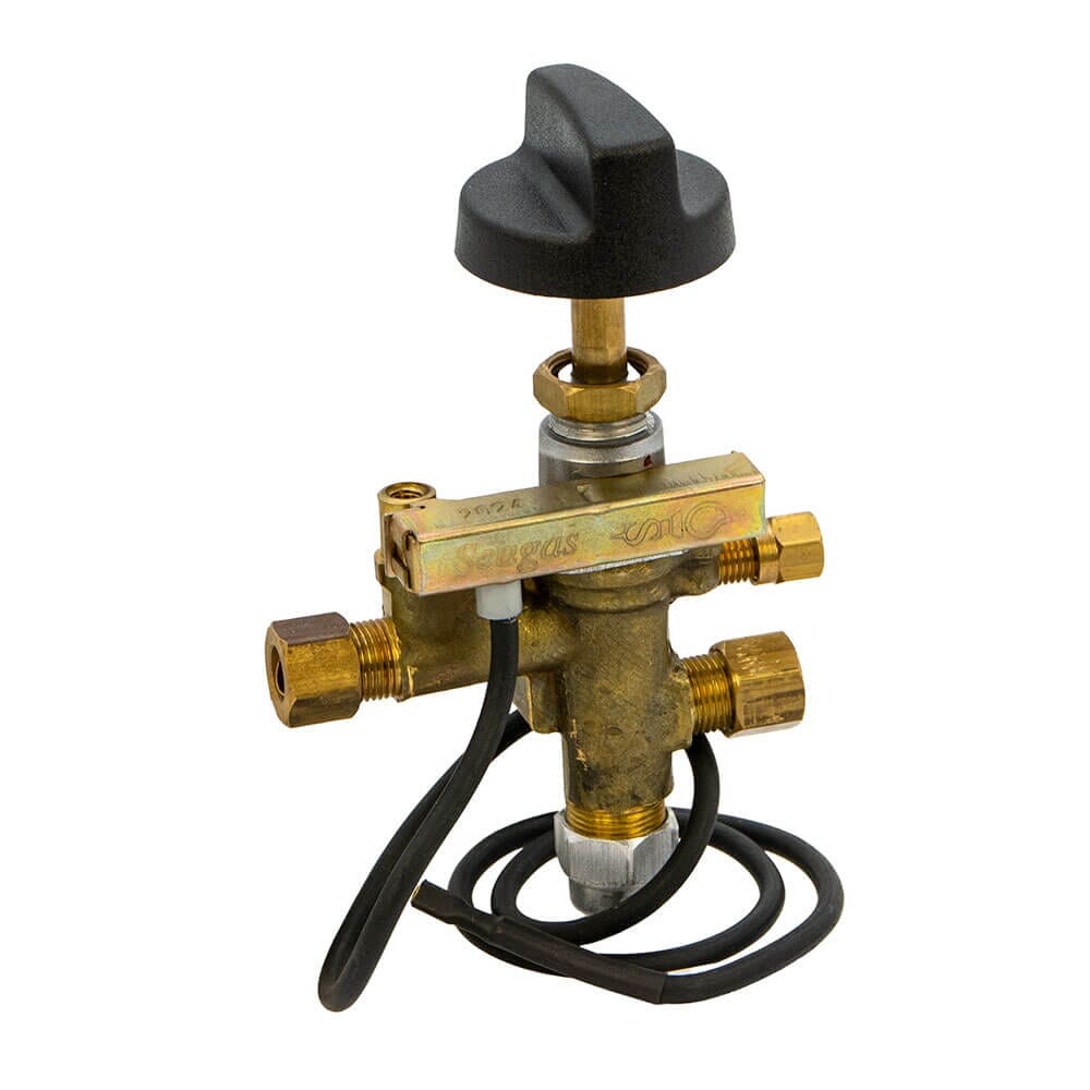 SIT Gas Valve Case Plastic Cover With Push Button Piezo Ignitor - AGA Euro Casing