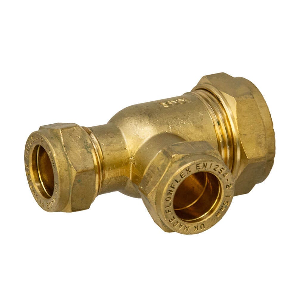 Produktbild von Messing-Kompressionsfitting 22 X 22 X 15 Mm – BSP Reduzierstück Für Rohrverbindungen