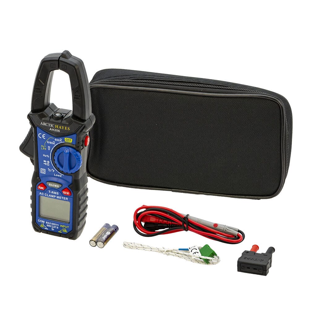 Artic Hayes Digital Clamp Meter With Temperature Function, AH206