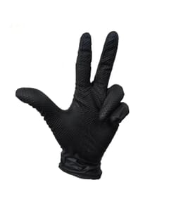 Dirty Grippers 8g Diamond Grip Nitrile Gloves Large – Box of 50, AHDGG8GL