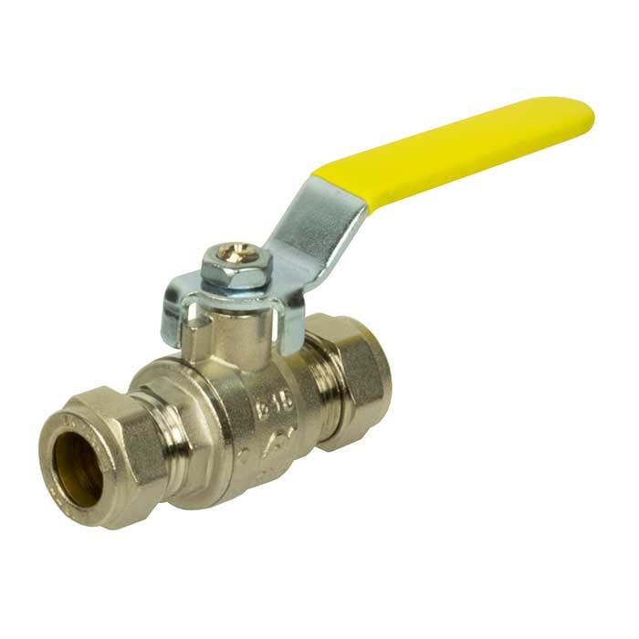 Altecnic 1/2" Compression Intaball Lever Gas Ball Valve 