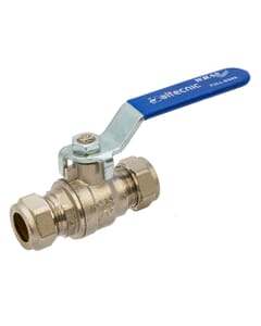 Altecnic 1/2" Compression Intaball Valve – Blue Lever Handle, AI-373B15