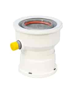 Rinnai 16i Flue Adaptor 80mm to 125mm with Condensate Trap, AWF16-04
