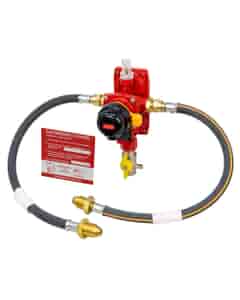 ITO Automatic Changeover 10kg/hr Gas Regulator Kit with OPSO - UK POL, AX10OPSO