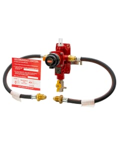 ITO Automatic Changeover 10kg/hr Gas Regulator Kit with OPSO - UK POL, AX10OPSO