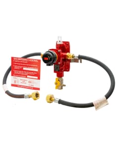 ITO Automatic Changeover 10kg/hr Gas Regulator Kit with OPSO - Irish, AX10OPSOE