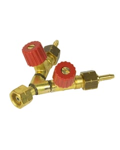 Bullfinch 1263 LPG Two-Way Outlet Needle Valve - 3/8" BSP LH x 4.8mm