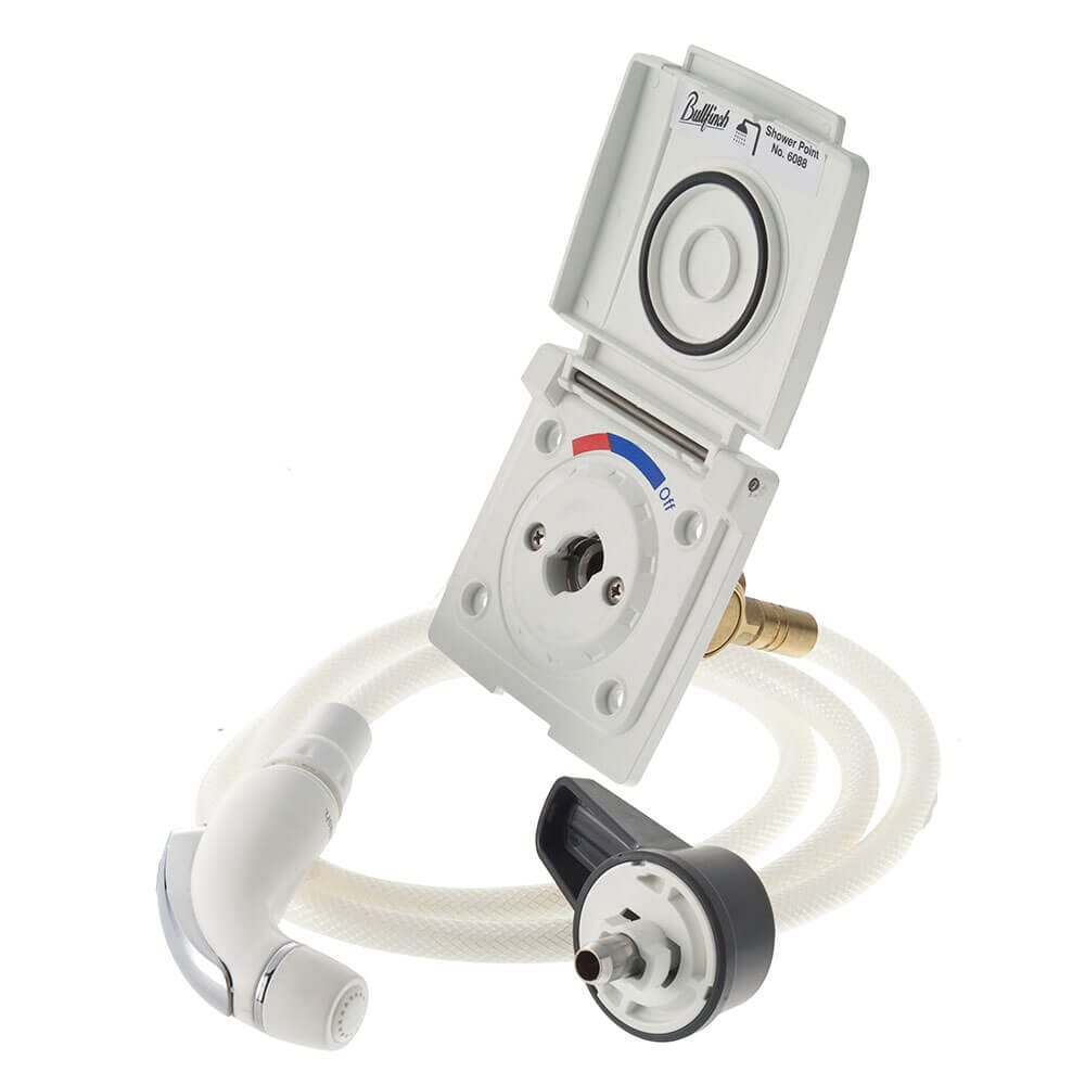 Marvix Externe Douchepunt Water Outlet Socket & Trigger Douchekop