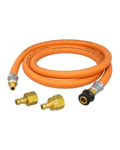 Premium Universal 1.5m Quick Release Gas Hose for Caravan Gas BBQs, 8508, BBQKITQR1.5M