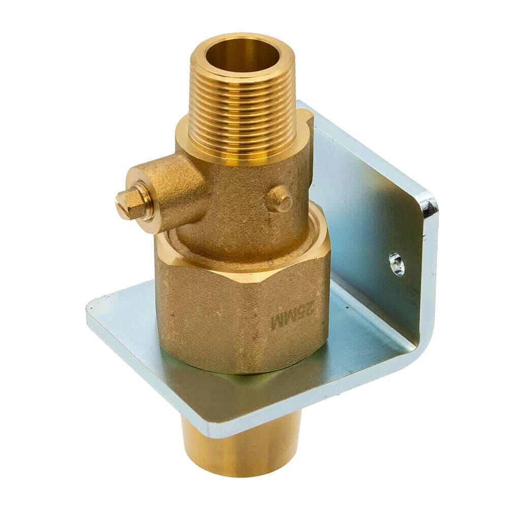 LPG Brass Transition Fitting - 25mm MDPE x 3/4" Bsp Male T, BF20152B