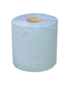 Centrefeed Blue Tissue Roll 2-Ply 120m, BLUE ROLL