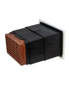 Stadium BM720 Anti-Draught Black Hole® Airbrick Ventilator - 70cm², BM720/R