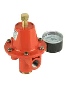 Clesse AP40 40-60kg/hr Propane High Pressure Regulator with Gauge - 002810AC