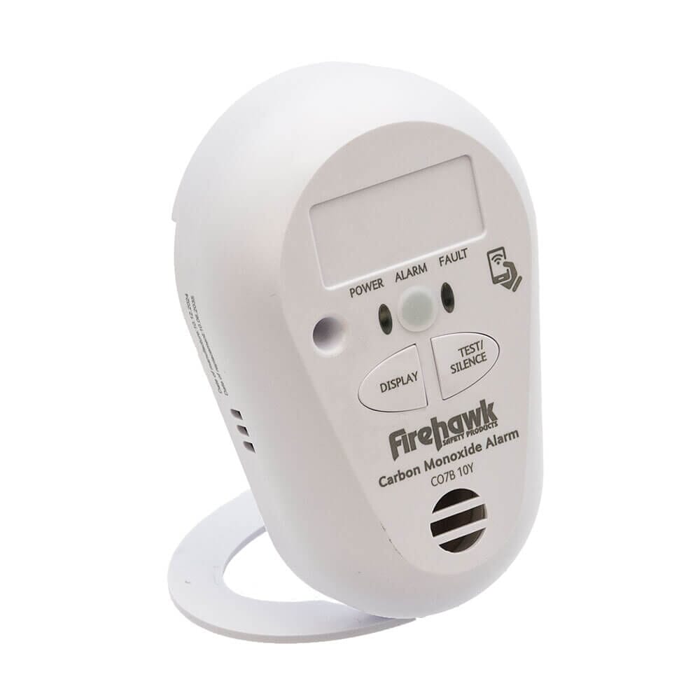 Firehawk Carbon Monoxide Alarm with App – 10-Year Sealed Battery