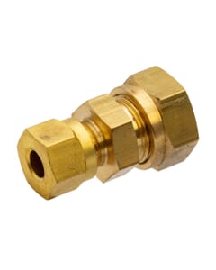 Brass Compression Reducing Coupler – 1/4" x 3/8", DC10/24/16